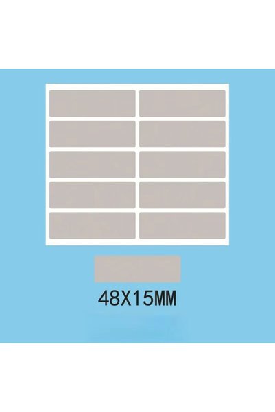 Choice A-100pcs 100pcs/ Pack Rectangle Scratch Off Stickers Labels, 1.9 X 0.6...