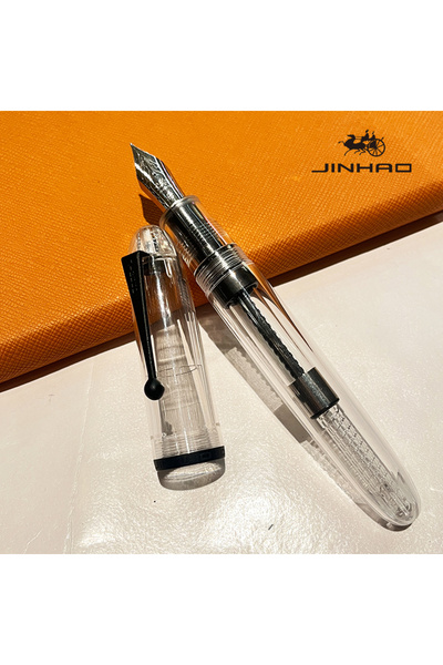 Choice F Transparent Black Jinhao 9019 Fountain Pen Dadao Series Transparent ...