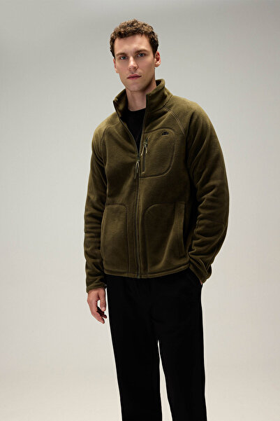 Ellesse Men's Fleece Jacket with Zipper 6Wm1024-Kh