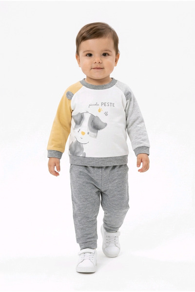 Baby Set bluza si pantaloni Fleece