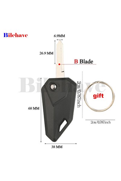 Choice B Blade Moto Key JYQ Remote Moto Key For Honda Yamaha Suzuki Pulsar He...