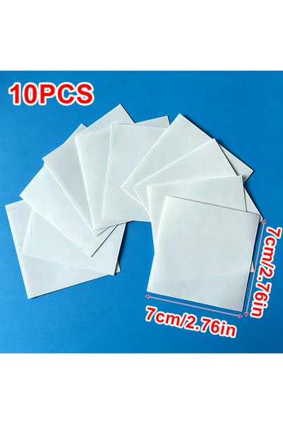 Choice 10 قطع - 7 سم × 7 سم شريط إصلاح شفاف من مادة TPU مقاوم للماء للخيام وا...