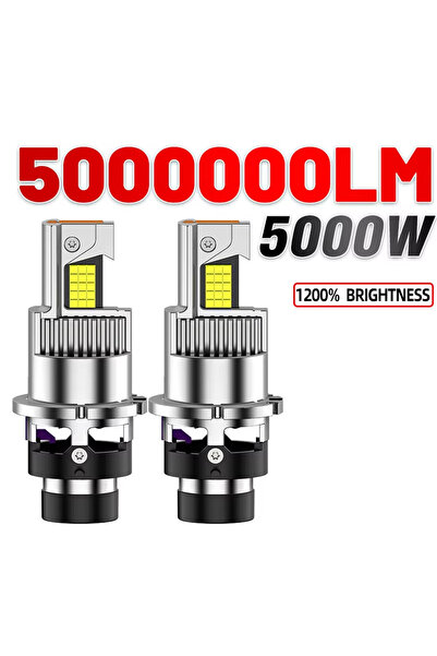 Choice مصابيح أمامية LED للسيارة D4R 6000K 5000W D2S D2R D4S D4R مع نظام كانب...