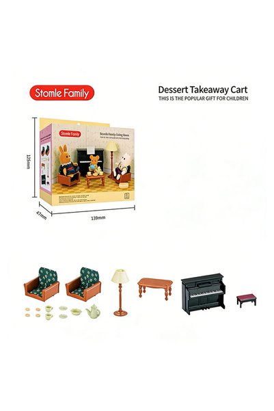 Choice D09 أثاث بيت الدمى المصغر، أدوات مطبخ مرنة على شكل كوالا، ثلاجة للعب ا...