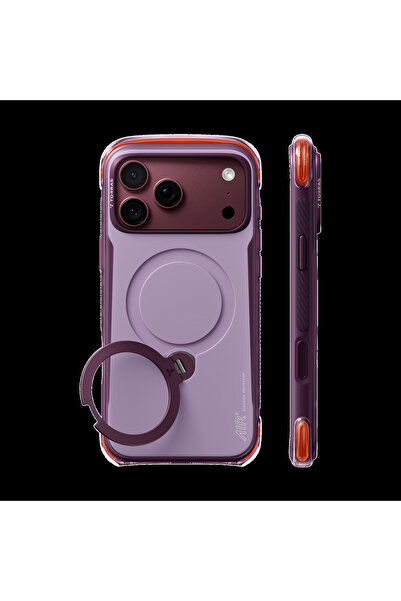 TORRAS Ostand Q3 Air Pro Case for iPhone 18 Pro Max Violet Summit Purple