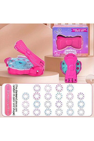 Choice light green Girls Hair Braiding Diamond Drill Toy Glitter Stick-On Jew...
