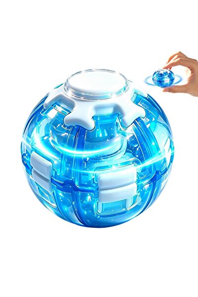 Choice D LED Magic Press To Spin Stress Relief Fidget Balls Autism ADHD Focus...