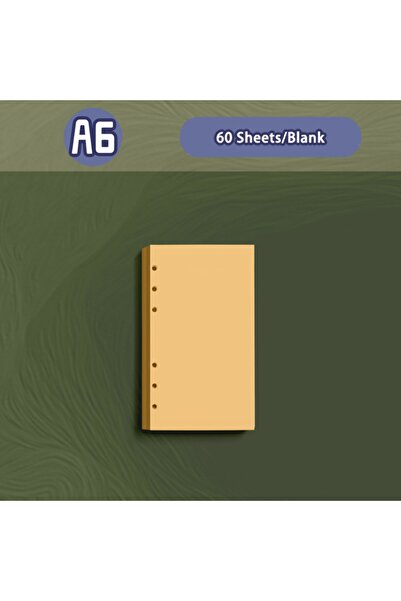 Choice دفتر ملاحظات A6 قابل لإعادة التعبئة بتصميم عتيق A5/A6، مفكرة جلد صناعي...