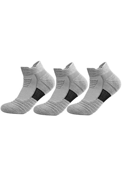 Choice EU39-45 3 pairs grey 6/12Pairs Breathable Mesh Athletic Terry Socks Cu...