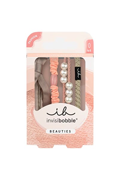 INVISIBOBBLE Ομορφιές - Σκρατς Μαλλιών με Πούδρα και Πέρλες (4 τεμάχια)