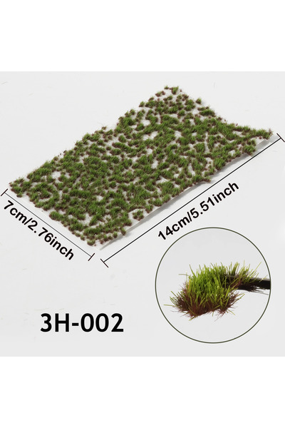 Choice 3H-002 Height 3MM Miniature Artificial Wetland Moss Grass Cluster Turf...