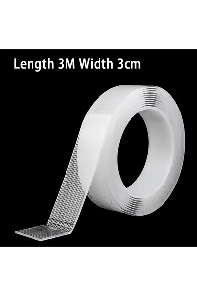 Choice Length 3M Width 3cm Ultra-Strong Double-Sided Adhesive Nano Grid Tape ...