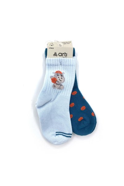 Artı Çorap Artı Kids Ninno 2-Pack Socks 44147
