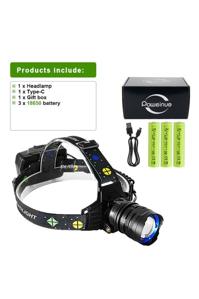 Choice 18650 battery box NEW 990000000LM High Power LED Headlight Ultra Brigh...
