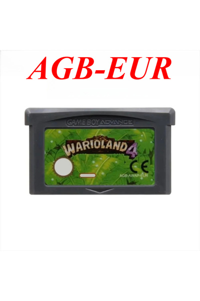 BANDAI EUR- Wario Land 4 USA/EUR 32 Bit GBA Game Cartridge Mario Series Video...