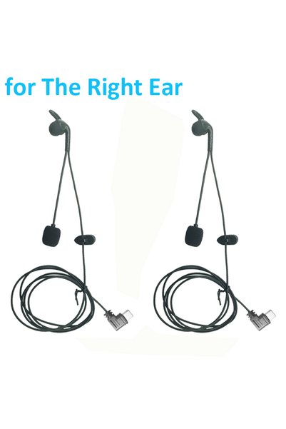 Choice Right 2 pcs 2PCS Type-C Interface In-Ear Referee Headphones For EJEAS ...