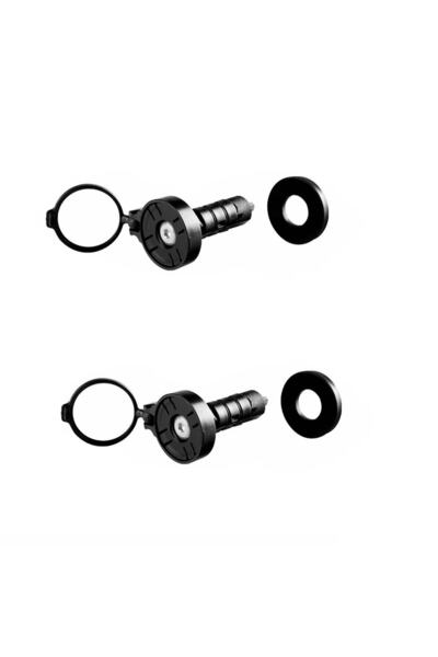 Choice black 2pcs Bicycle blocking rearview mirror, outdoor riding acrylic co...