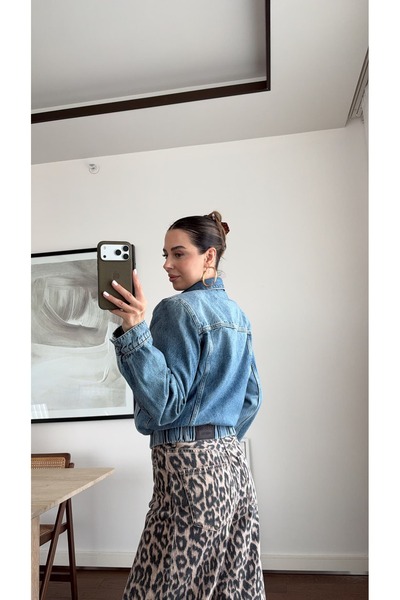sinem kıvanç VATKALI DENİM CEKET