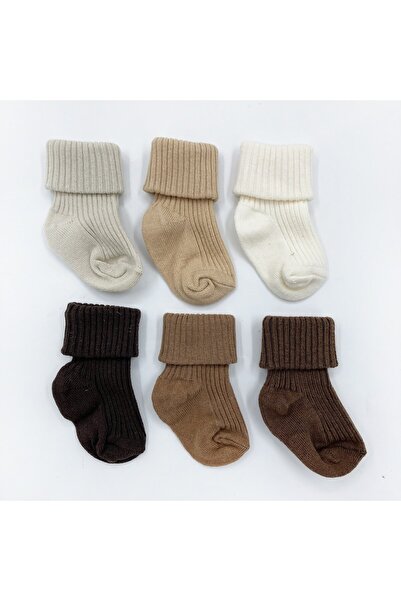 Defne Baby 6 Pack Baby Socks 6U004-26R3