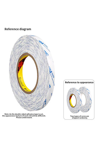 3M 1cm-50m0.39in-1968in 9448A Double Sided Tape Strong Adhesion Ultra Thin He...
