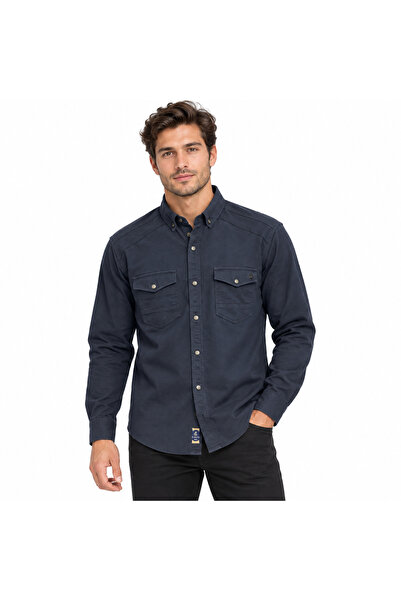 citra Premium Dokulu cepli Gabardin Kot Trend Erkek Gömlek