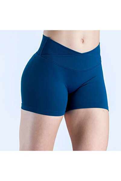 Choice S GasolineBlue WAREBALL 3" Shorts Women Fitness Sports Biker Shorts Cr...