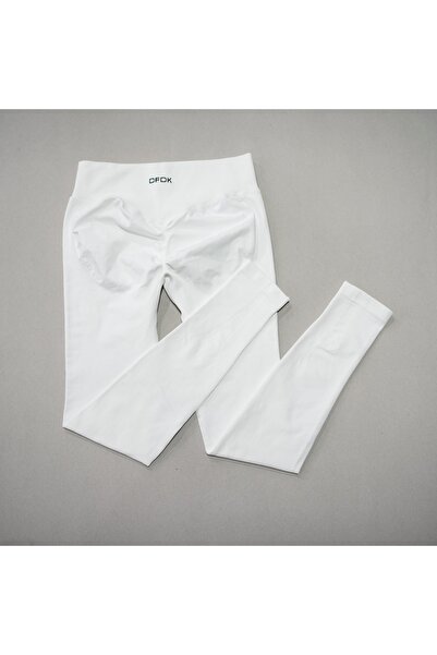 Choice S white DF Women Seamless High Waist Yoga Leggings Butt Lifting Gym Fi...