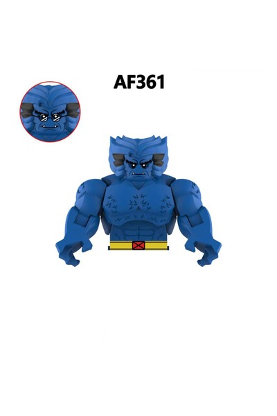 BANDAI AF361 مكعبات بناء متحركة على شكل حيوانات (وحش، سحلية، وحيد القرن) قابل...