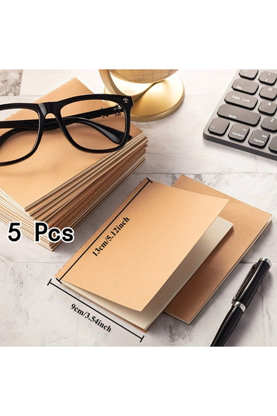 Choice 5 قطع دفتر ملاحظات صغير 5/10/20 قطعة، مقاس 5.12×3.54 بوصة، دفتر جيب فا...