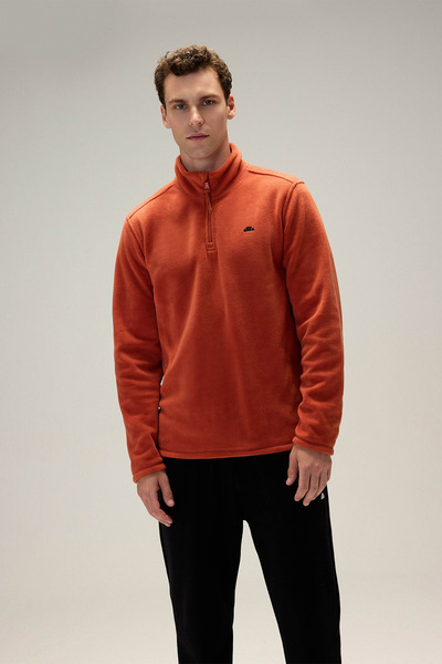 Ellesse Ανδρικό φλις με μισό φερμουάρ 6WM1023-BR