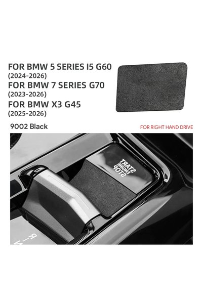 Choice RHD Black 9002 Suede Car Gear Shift Anti-scratch Sticker for BMW X3 G4...