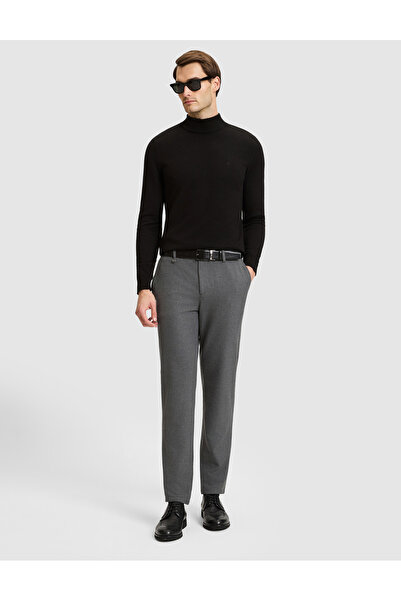 Pierre Cardin بنطلون من القماش المدخن بقصة ضيقة 50327097-VR058