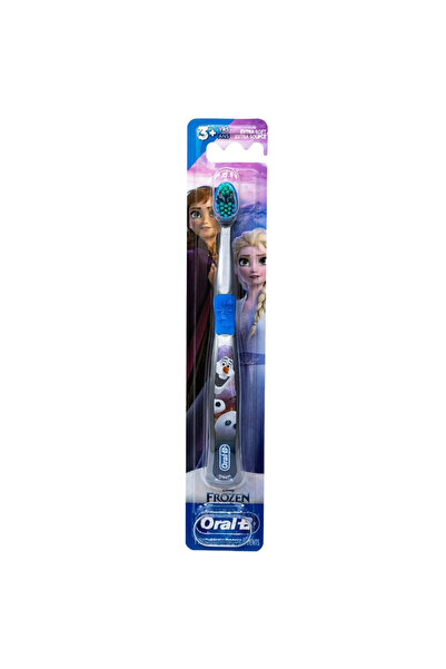 Oral-B Periuță de dinți pentru copii Frozen Olaf, Gri, Vârsta 3+, 1 bucată