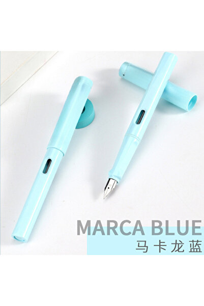 Choice 0.38EF Macaron Blue 1PC 0.5mm Clear Pointed Writing Practice Pen Stude...