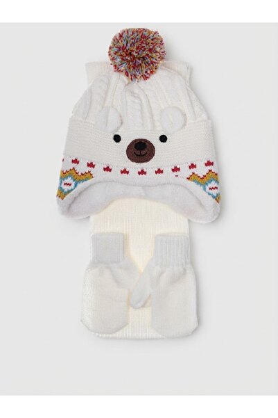 Fonem Fo 5192 Rasin 3-Piece Scarf-Beret-Gloves Set