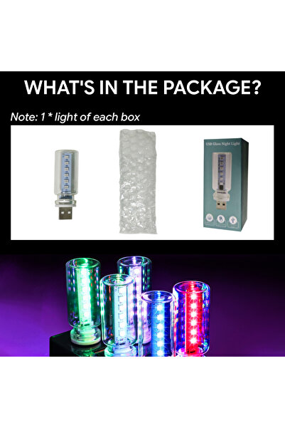 Choice إضاءة محيطة LED RGB بـ 13 وضعية، توصيل وتشغيل عبر USB، إكسسوارات داخلي...