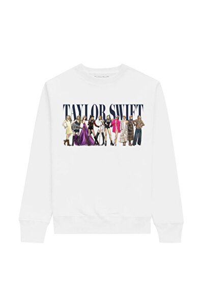 Vordevia Φούτερ μεγάλου μεγέθους Taylor Swift με στάμπα μπροστά, από βαμβάκι,...