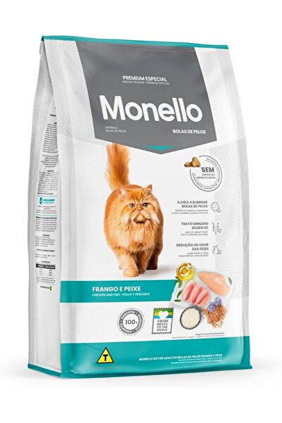 Monello Adult Cat Hairball Control Chicken and Fish Flavor 1KG Cat Food