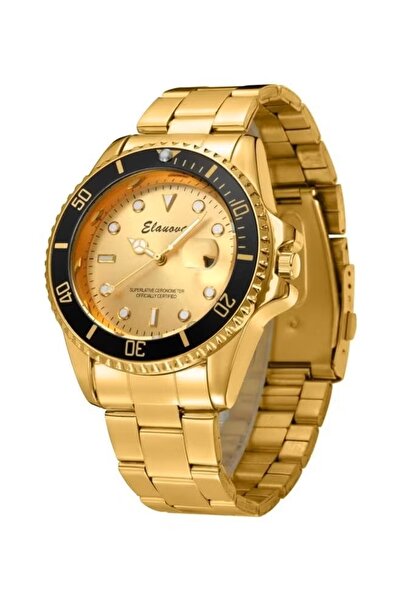Elanova Luxury Stainless Steel Case Sapphire Glass Water Resistant Watch Accu...
