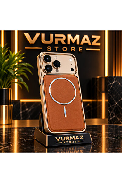 iPhone 17 Pro Max / 18 Pro Max Premium Deri Görünümlü MagSafe Uyumlu Kılıf