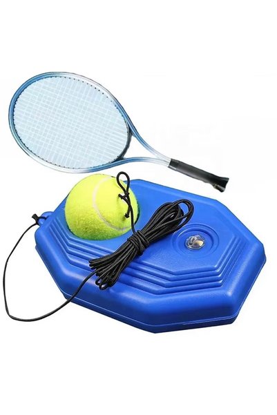 Clifton 27 İnç Tenis Raketi ve Tenis Eğitim Seti İpli Toplu Tek Kişilik Tenis...
