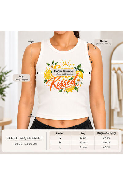 Bk Gift Zero Sleeve Ribbed Crop Blouse - Flexible Lycra Casual Crop-2