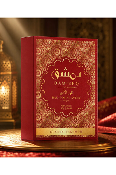 DAMISHQ Al Ameer Oud Bakhoor – Premium Arabic Incense 40g– 9 Pieces