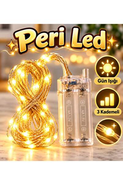 burenze Peri Led Işık Gün Işığı Renk Kademeli Şık Görsellik Katar 6 Adet Set ...