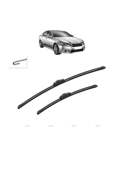 Bosch Комплект от 2 чистачки LEXUS GS (L1) 2011-2018, за предно стъкло, Aerot...