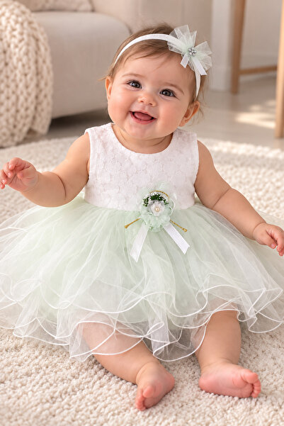 Harry&Millie Baby Girl Mevlüt Dress Tailored Dress Set with Flowers Full Set