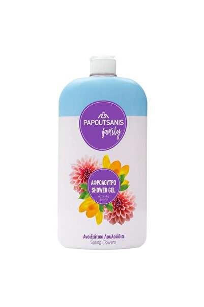 Papoutsanis Gel de duș Family Flori de primăvară 1L