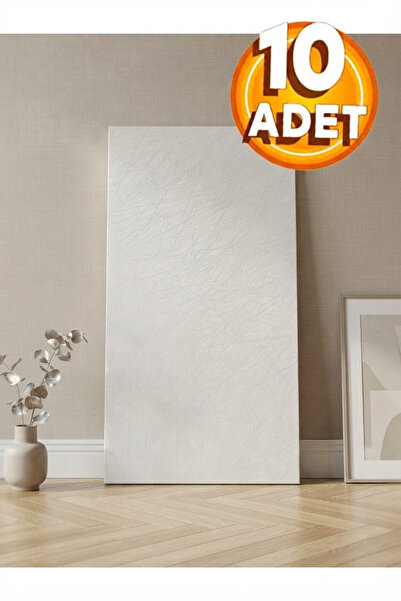Bien Home 10 Adet, Duvar Hissi Modern Çizgili Görünüm Desenli Pvc Mat Panel K...