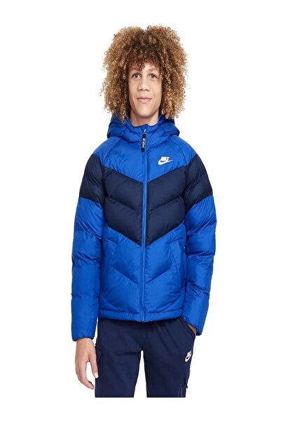 Nike Sportswear Synthetic Fill Full-Zip Hoodie Erkek Çocuk Mont