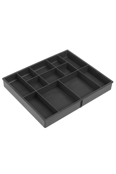 OEM Organizator de sertar din plastic extensibil gri 52x25.5x3.8cm